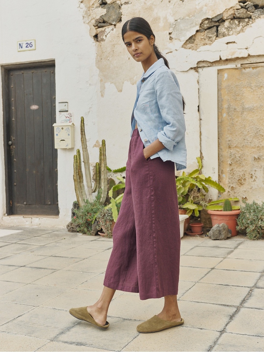 notPERFECTLINEN wide leg linen pants- tall/long inseam custom